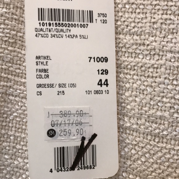 NWT Escada linen/cotton skirt - Picture 6 of 8